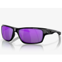 Oakley Canteen Sunglasses Polished Black Frame Violet Iridium Polarized Lenses