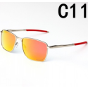 Oakley Ejector Sunglasses Satin Chrome Frame Prizm Ruby Lenses