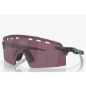 Oakley Encoder Strike Sunglasses Matte Grey Smoke Frame Prizm Road Black Lenses