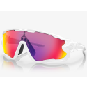 Oakley Jawbreaker Sunglasses Polished White Frame Prizm Road Lenses