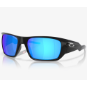 Oakley Masseter Sunglasses Polished Black Frame Prizm Sapphire Polarized Lenses