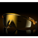 Oakley QNTM Kato Sunglasses Transparent Light Curry Frame Prizm 24k Lenses