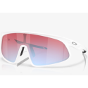 Oakley RSLV Sunglasses Matte White Frame Prizm Snow Sapphire Lenses