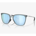 Oakley Sielo SQ Sunglasses Matte Crystal Black Frame Prizm Deep Water Polarized Lenses