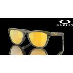 Oakley Frogskins Range Prizm 24k Polarized Lenses Dark Brush Frame Sunglasses