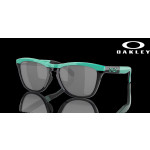 Oakley Frogskins Range Cycle The Galaxy Collection Prizm Black Lenses Celeste Frame Sunglasses