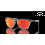Oakley Frogskins Range (Low Bridge Fit) Prizm Ruby Lenses Matte Grey Smoke/Grey Ink Frame Sunglasses