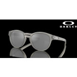 Oakley Latch (Low Bridge Fit) Prizm Black Lenses Matte Grey Ink Frame Sunglasses