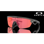 Oakley Sphaera Prizm Trail Torch Lenses Matte Grey Smoke Frame Sunglasses