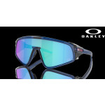 Oakley Latch Panel Team USA Prizm Sapphire Lenses Transparent Blue Frame Sunglasses