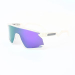 Oakley BXTR Sunglasses OO9280 White Frame Blue Lenses