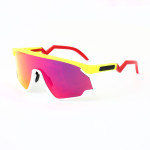 Oakley BXTR Sunglasses OO9280 Yellow Frame Pink Lenses