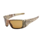 Oakley Men's Fuel Cell Green Frame Brown Lens Rectangular 60mm Sunglasses