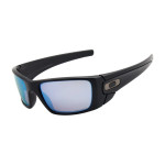 Oakley Unisex Fuel Cell Black Frame Blue Lens Rectangular 60mm Sunglasses