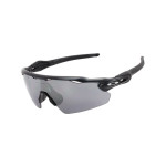 Oakley Men's Radar ev Pitch Black Frame Gray Lens Shield Sunglasses