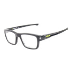 Oakley Unisex Splinter Black Frame Transparent Lens Rectangular 52mm Glasses