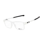 Oakley Unisex Chamfer 2 Clear Frame Transparent Lens Rectangular 52mm Glasses