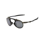 Oakley Unisex Madman Bronze Frame Gray Lens Round 42mm Polarized Sunglasses