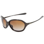 Oakley Women's WARM UP Brown Frame Brown Lens Oval 60mm Sunglasses