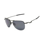 Oakley Unisex Tailpin Gray Frame Gray Lens Aviator 61mm Sunglasses