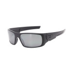 Oakley Men's Crankshaft Black Frame Silver Lens Rectangular 60mm Polarized Sunglasses