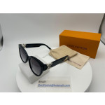  Louis Vuitton Z2378e Lv Go-14 Round Black Sunglasses