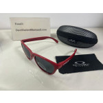 Oakley frogskins Red sunglasses Black Lenses
