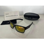 Oakley Men's Twoface Black Frame Gold Lens Rectangular