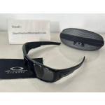 Oakley Men's Crankshaft Black Frame Gray Lens Rectangular 60mm Sunglasses