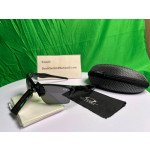 Oakley Men's Half Jacket 2.0 Black Frame Gray Lens Rectangular 62mm Sunglasses