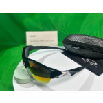 Oakley flak jacket Black / fire iridium sunglasses