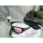Oakley Unisex Valve Black Frame Pink Lens Rectangular 60mm Sunglasses