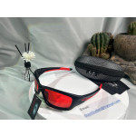 Oakley Unisex Valve Black Frame Red Lens Rectangular 60mm Sunglasses