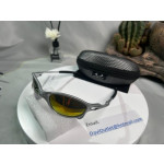 Oakley Juliet Sunglasses Silver Frame Gold Lenses
