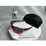 Oakley TURBINE ROTOR 9307 Grey Frame Red Prizm Lens Sunglass