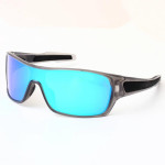 Oakley TURBINE ROTOR 9307 Grey Frame Sky Blue Prizm Lens Sunglass 