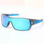 Oakley TURBINE ROTOR 9307 Grey Frame Sky Blue Prizm Lens Sunglass 