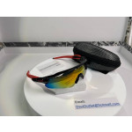 Oakley Radar Path white Red sunglasses / Colored lenses
