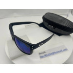 Oakley Holbrook black sunglasses Blue lenses