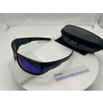 Oakley Crankshaft Sunglasses Black Frame Blue Lenses
