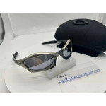 Oakley Splice Sunglasses Matte Black Gunmetal Frame Polarized Gray Lenses