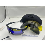 Oakley Radar EV Advancer Sunglasses OO9442 Matte Black Frame Prizm Deep Blue Lens