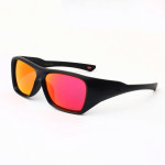 Oakley Chaminade Sunglasses Black Frame Red Lenses