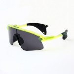 Oakley Stunt Devil OO9517 Prizm Road Yellow Sunglasses Gray Lenses