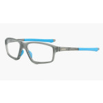Oakley OX8080 A Crosslink Zero Transparent Grey/Sky Blue Eyeglasses Clear Lenses