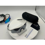 Oakley Radar&Acirc;&reg; Plate&acirc; Sunglasses White Frame Prizm Silver Polarized Lenses