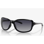 Oakley Cohort Sunglasses Polished Black Frame Grey Gradient Polarized Lenses