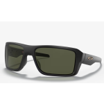 Oakley Double Edge Sunglasses Matte Black Frame Dark Grey Lenses