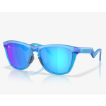 Oakley Frogskins&acirc;&cent; Hybrid Fabio Quartararo Signature Series Sunglasses Matte Acid Blue Frame Prizm Sapphire Lenses