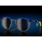 Oakley HSTN Sunglasses Transparent Crystal Blue Frame Prizm Black Lenses